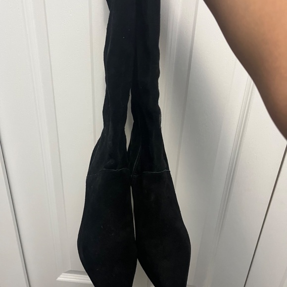 Suede long boots - Picture 2 of 7